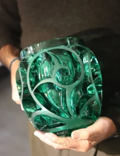 Vase tourbillons lalique