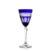 Verre vin cristal bleu mireille N°3