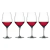 Verres vin bordeaux authentis x4